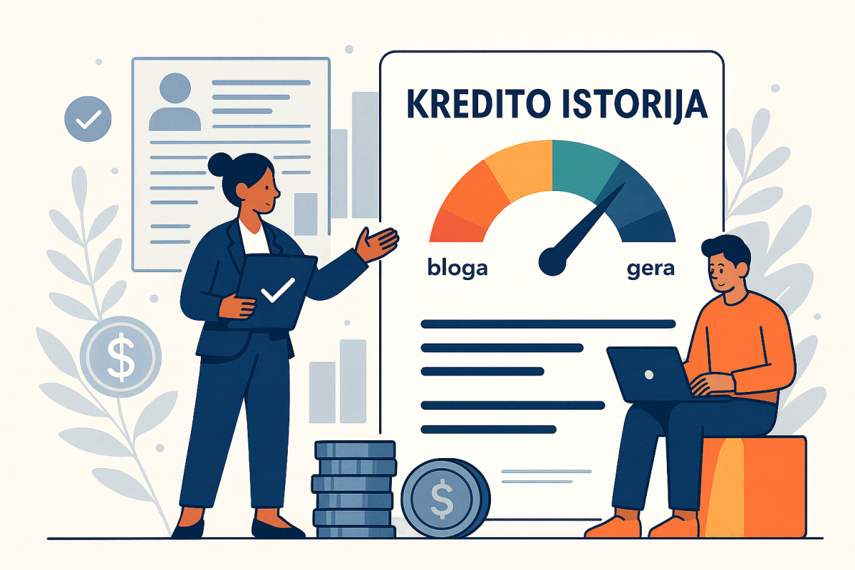 Kredito istorija ir kreditingumo vertinimas